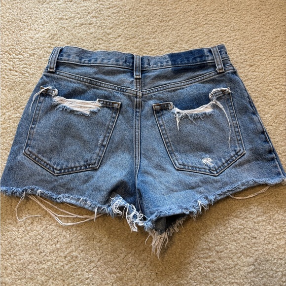 Abercrombie Distressed Jean Shorts - Picture 3 of 3